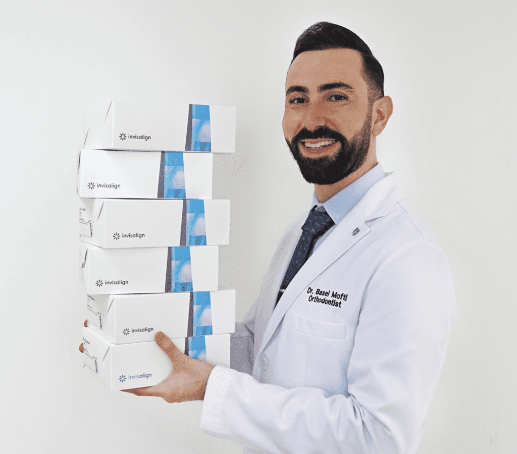 Certified Orthodontist working on Damon Braces in Dubai, Dr. Basel Mofti